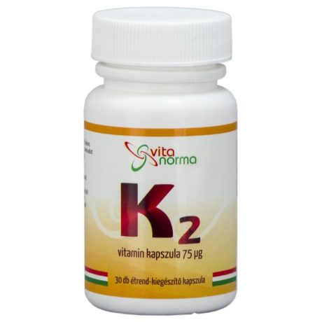 VITANORMA K2-VITAMIN 75 mcg kapszula 30 db