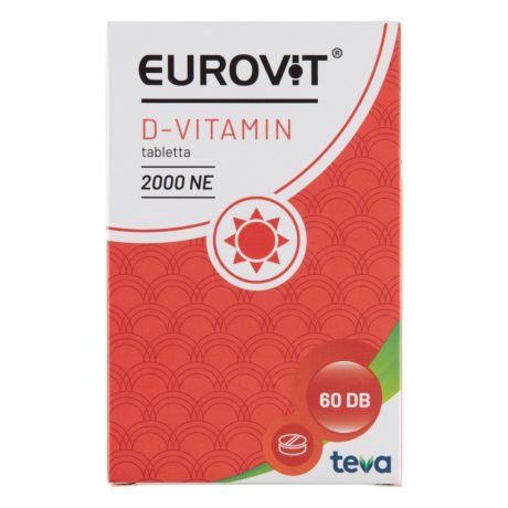 EUROVIT D-VITAMIN 2000NE tabletta 60 db
