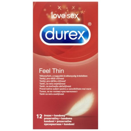 DUREX FEEL THIN óvszer 12 db