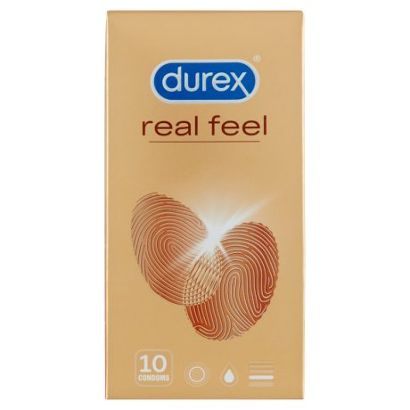 DUREX REAL FEEL LATEXMENTES óvszer 10 db