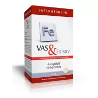 Interherb Vital vas és folsav tabletta – 60 db