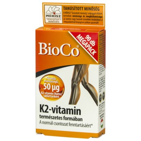 BIOCO K2-VITAMIN tabletta 90 db
