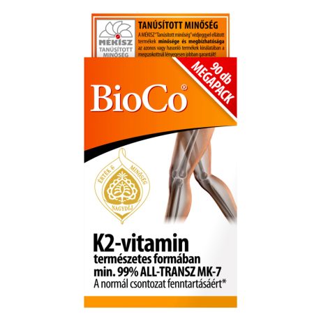 BIOCO K2-VITAMIN tabletta 90 db