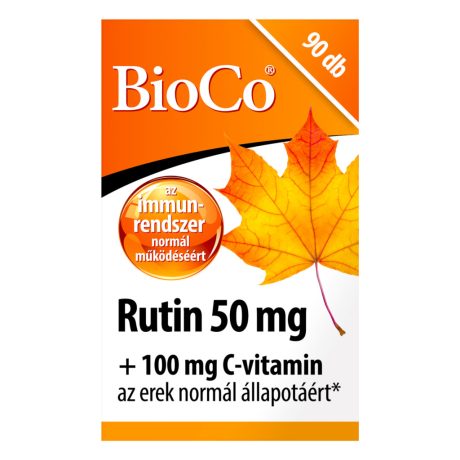 BIOCO RUTIN 50 mg C-VITAMIN 100 mg tabletta 90 db