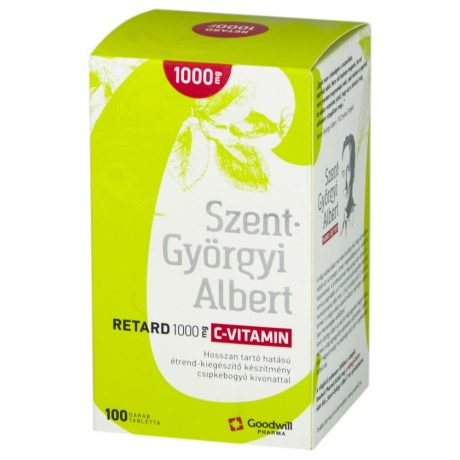 SZENT-GYÖRGYI ALBERT 1000 mg RETARD C-VITAMIN tabletta 100 db