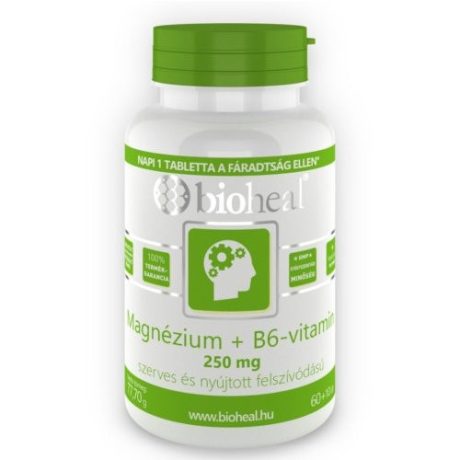 BIOHEAL MAGNÉZIUM + B6-VITAMIN 250 mg kapszula 70 db