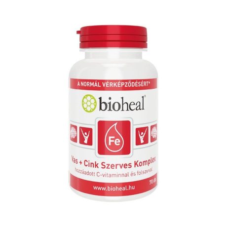 BIOHEAL VAS + CINK SZERVES KOMPLEX tabletta 70 db