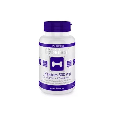 BIOHEAL KALCIUM + D3-VITAMIN + K2-VITAMIN tabletta 70 db