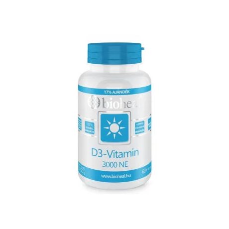 BIOHEAL D3-VITAMIN 3000NE kapszula 70 db