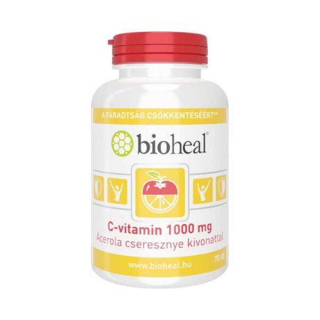 Bioheal C-vitamin 1000 mg acerola cseresznye kivonattal 70 db