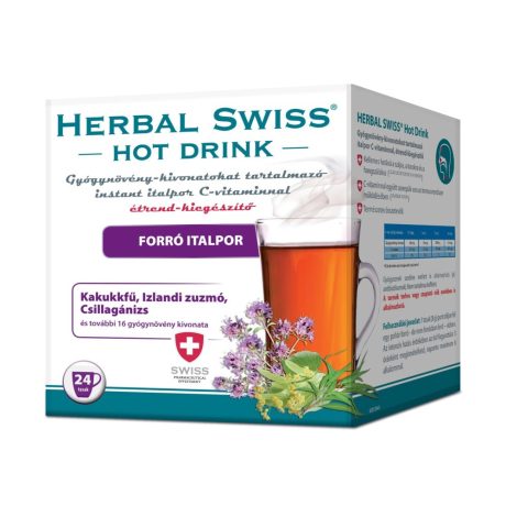 HERBAL SWISS HOT DRINK forró italpor 24 db