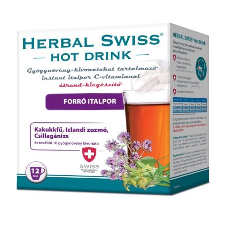 HERBAL SWISS HOT DRINK forró italpor 12 DB