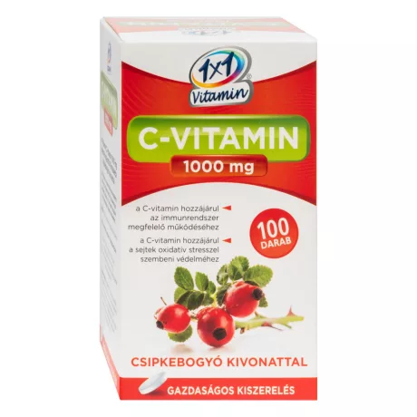 1X1 VITAMIN C-VITAMIN 1000 mg + csipkebogyó filmtabletta 100 db