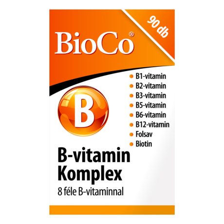 BIOCO B-VITAMIN KOMPLEX tabletta 90 db