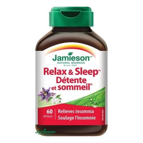 JAMIESON RELAX ÉS SLEEP gyógynövény kapszula 60 db