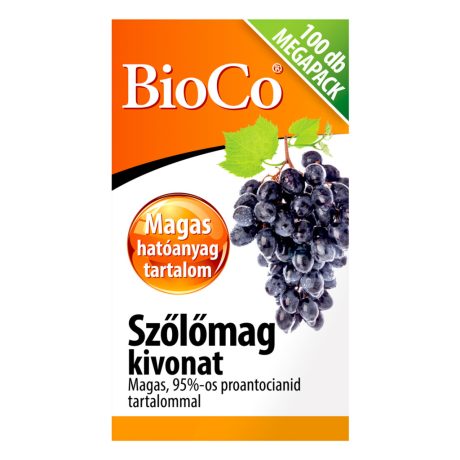 BIOCO SZŐLŐMAG KIVONAT tabletta 100 DB