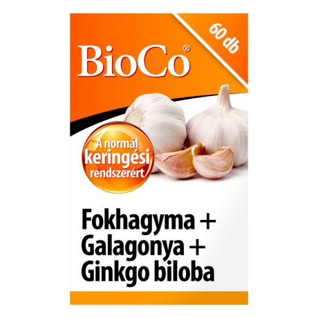 BIOCO FOKHAGYMA GALAGONYA GINKGO BILOBA tabletta 60 db