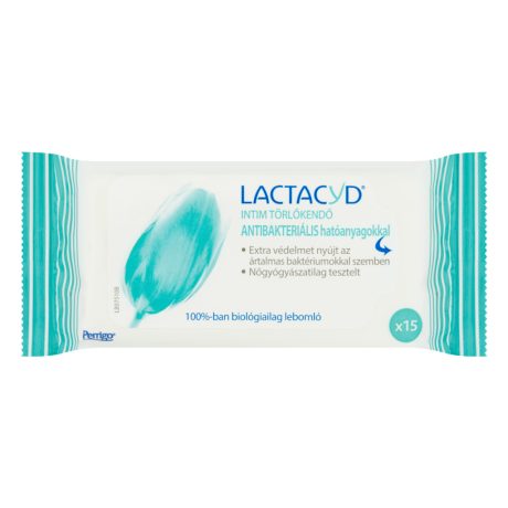 LACTACYD FEMINA intim törlőkendő 15 db