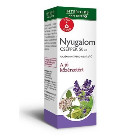 INTERHERB NAPI CSEPP nyugalom cseppek 50 ml