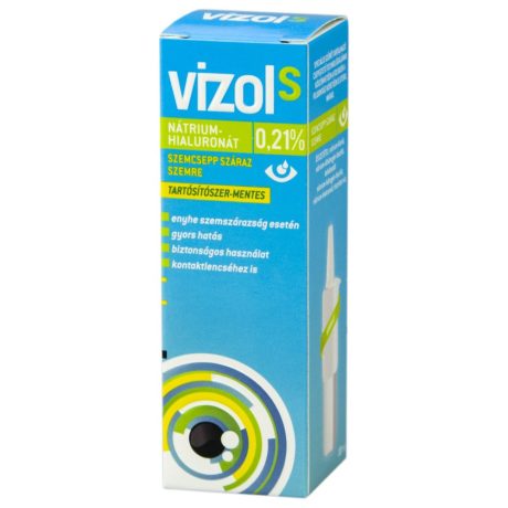 VIZOL S 0,21% OLDATOS szemcsepp száraz szemre 10 ml
