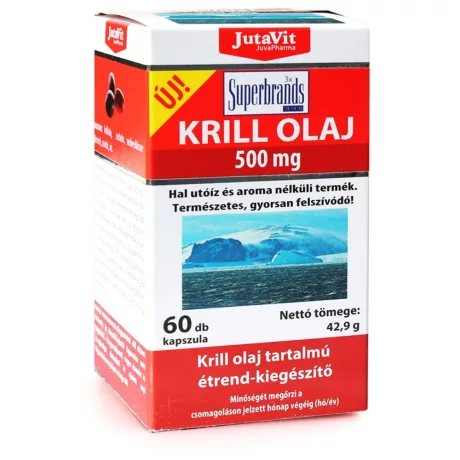 JUTAVIT KRILL OLAJ 500 mg kapszula 60 db