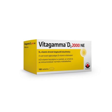 VITAGAMMA D3-VITAMIN 2000NE TABLETTA 100 db