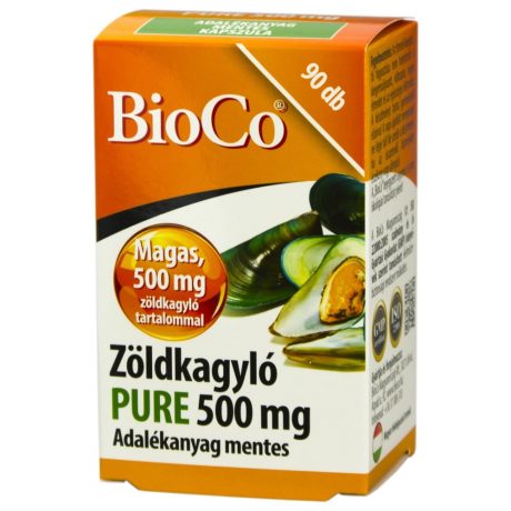 BIOCO ZÖLDKAGYLÓ PURE 500 mg kapszula 90 db