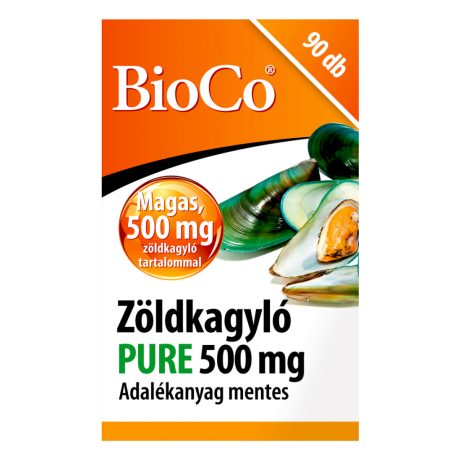 BIOCO ZÖLDKAGYLÓ PURE 500 mg kapszula 90 db