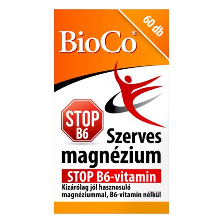 BIOCO SZERVES MAGNÉZIUM Stop B6-VITAMIN tabletta 60 db