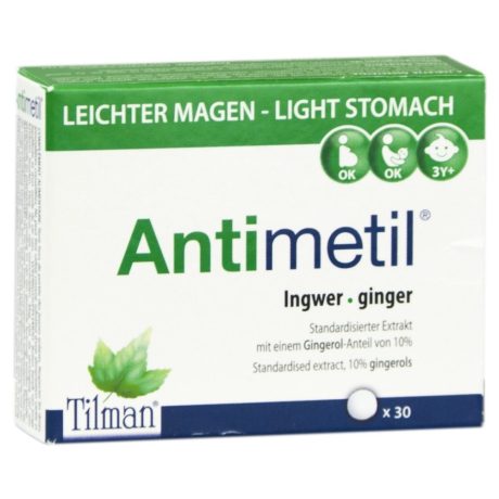 ANTIMETIL gyömbér tabletta 30 DB