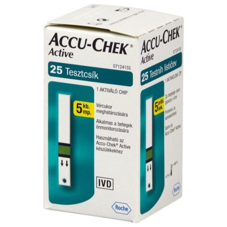 ACCUCHEK ACTIVE tesztcsík 25 db