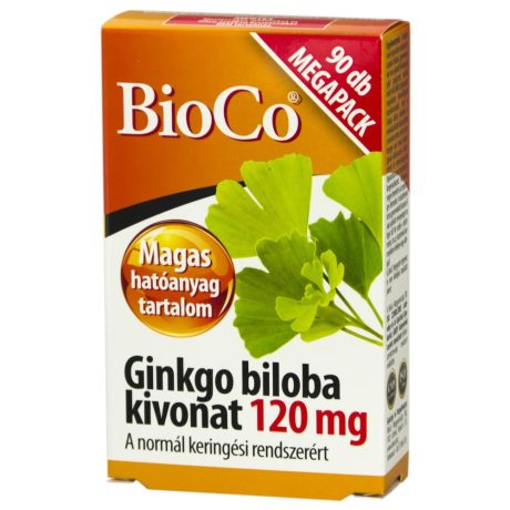 BIOCO GINKGO 120 mg KIVONAT tabletta 90 db