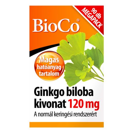 BIOCO GINKGO 120 mg KIVONAT tabletta 90 db