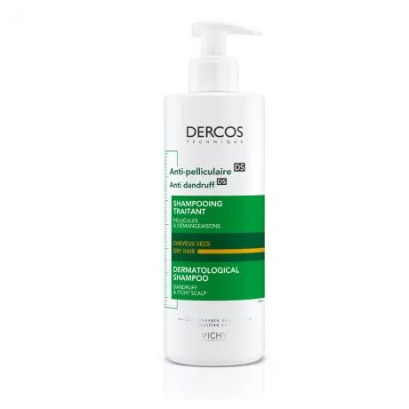 VICHY DERCOS SAMPON korpás és száraz hajra 390 ml