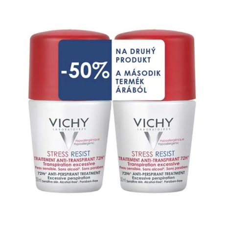 VICHY STRESS RESIST 72h golyós izzadásgátló deo DUO 2x50 ml