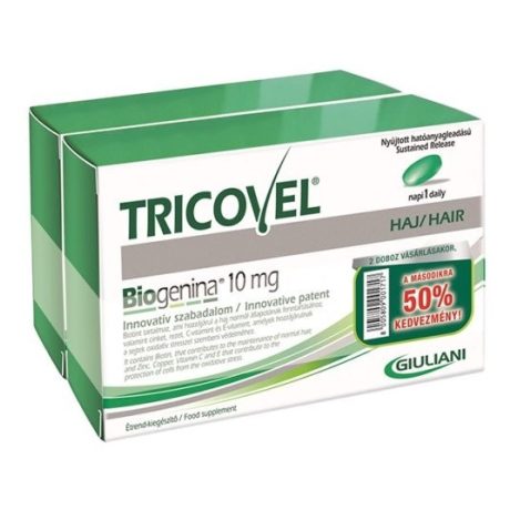 TRICOVEL BIOGENINA 10MG tabletta 2x30 DB