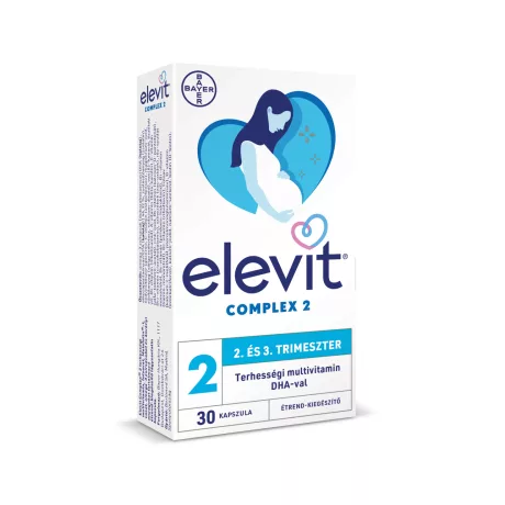 ELEVIT COMPLEX 2 lágyzselatin kapszula a terhesség 2-3. trimeszterére 30 db