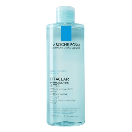 La Roche-Posay Effaclar Ultra micellás arctisztító zsíros, érzékeny bőrre  400 ml