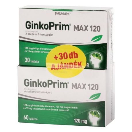 WALMARK Ginkoprim Max 120 mg Tabletta  90 db