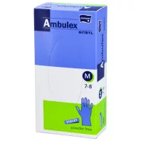 AMBULEX NITRYL VIZSGÁLÓKESZTYŰ M-méret (lila) 1 db