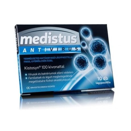 MEDISTUS ANTIVÍRUS pasztilla 10 db
