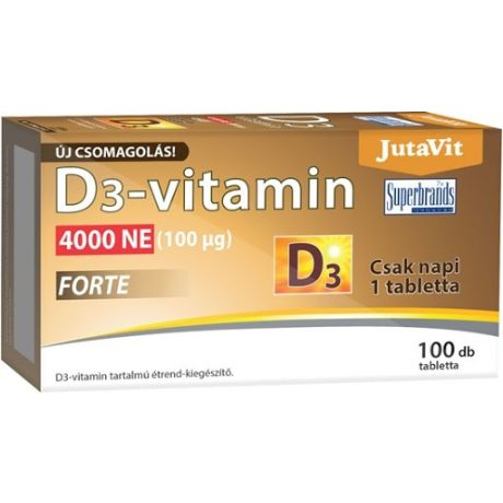 Jutavit D3-vitamin 4000NE forte tabletta 100db