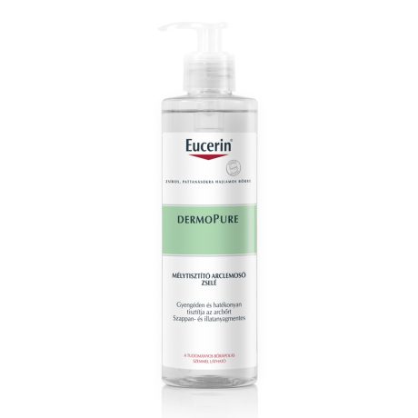 EUCERIN DERMOPURE mélytisztító arclemosó zselé 400 ml