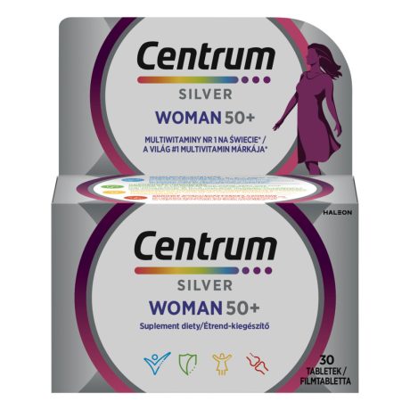 CENTRUM NŐKNEK 50+ A-Z-ig filmtabletta 30 db