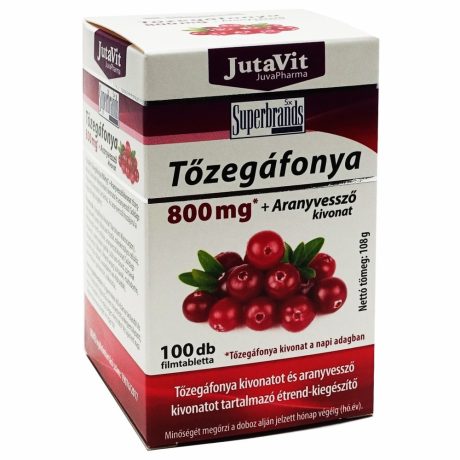 JUTAVIT TŐZEGÁFONYA 800mg tabletta 100 DB