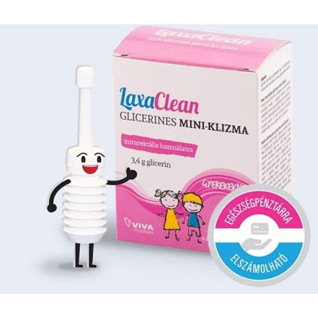 LAXACLEAN GLICERIN MINI-KLIZMA gyermekeknek 6 db