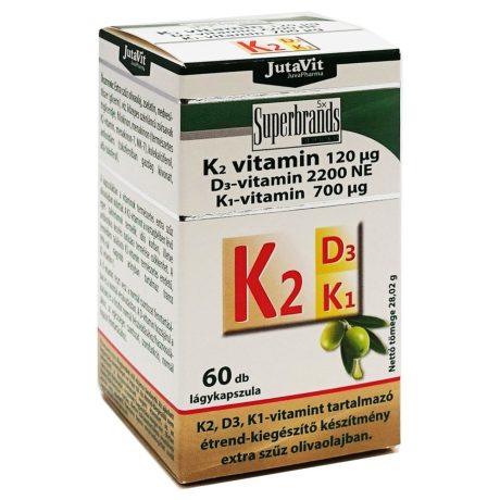 JUTAVIT K2+D3+K1 VITAMIN lágy kapszula 1 doboz