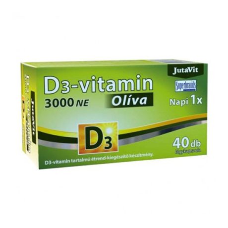 JUTAVIT D3-VITAMIN 3000 NE Oliva kapszula 40 db