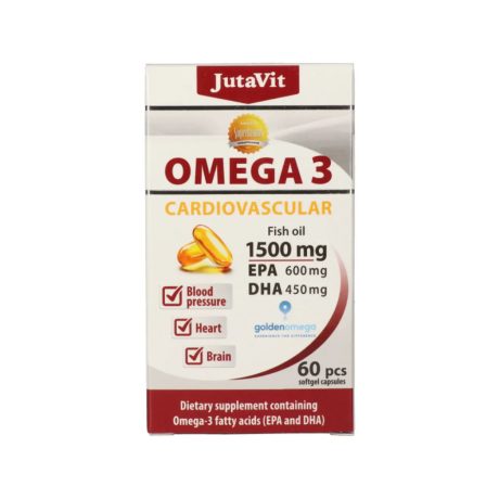 JUTAVIT OMEGA 3 cardiovascular 1500 mg kapszula 60 db