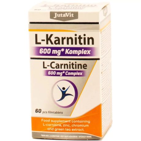JUTAVIT L-KARNITIN 600 mg komplex tabletta 60 db